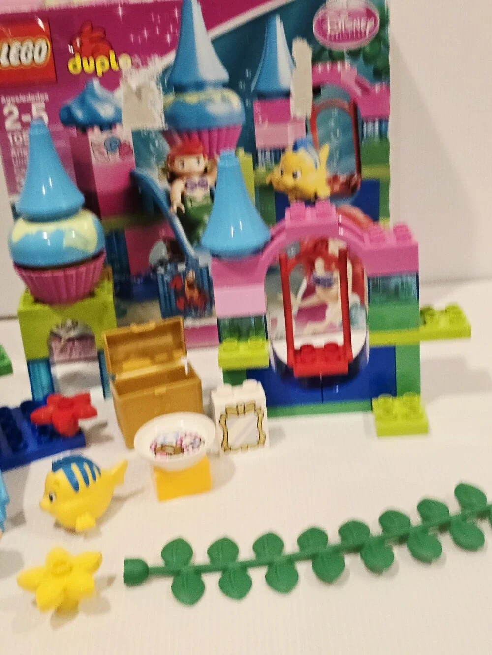 Lego Duplo 10515 Ariel Undersea Castle Little Mermaid Flounder Sebastian